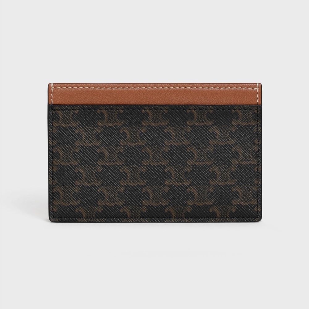 CELINE CARD HOLDER IN TRIOMPHE CANVAS - Picture 2 of 10